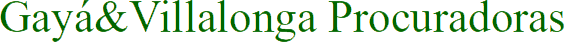 Gaya & Villalonga Procuradoras